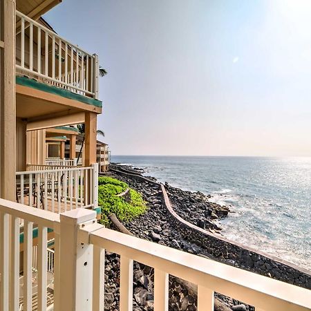 Oceanfront Kailua-Kona Townhome With Pool And Views! المظهر الخارجي الصورة