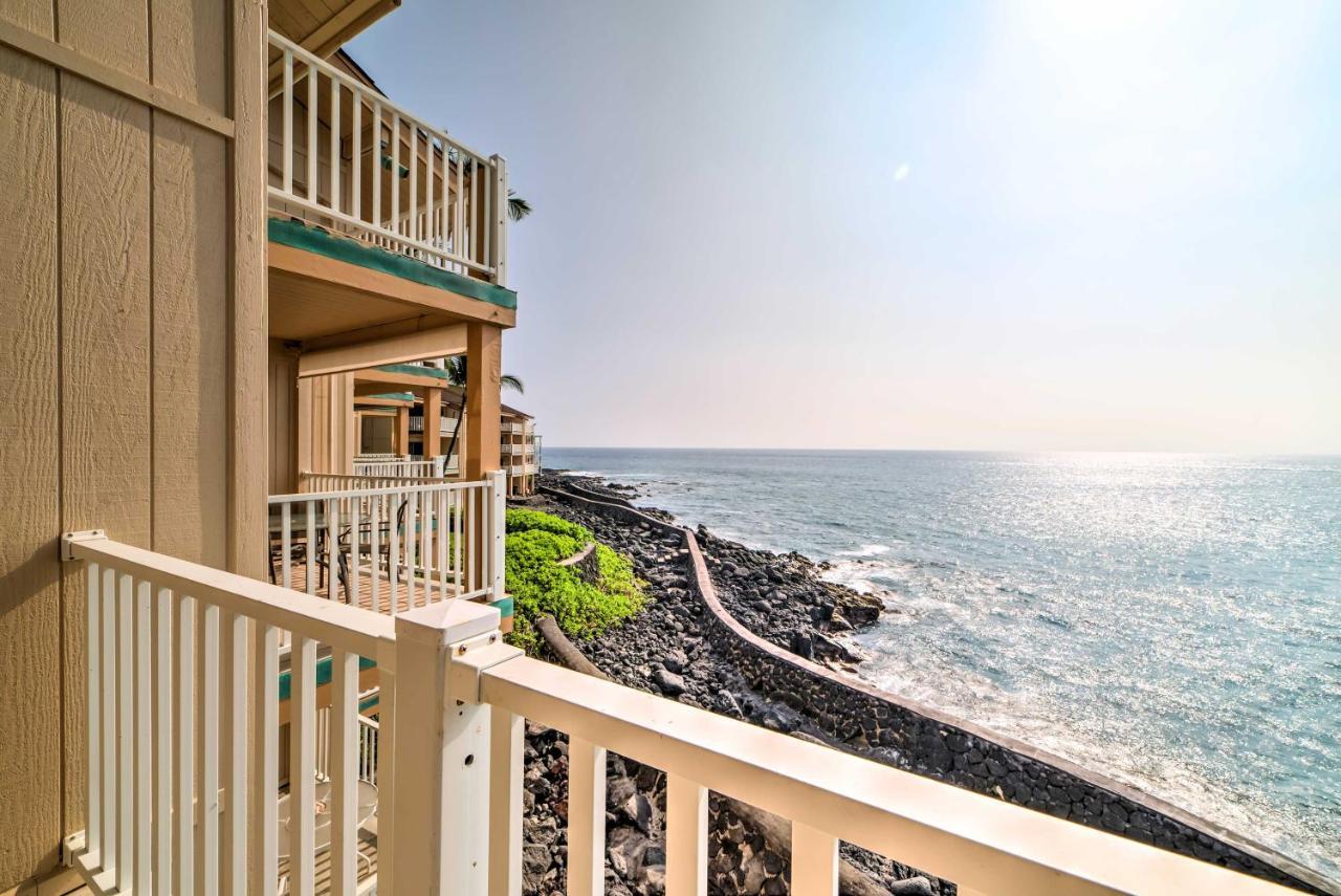 Oceanfront Kailua-Kona Townhome With Pool And Views! المظهر الخارجي الصورة