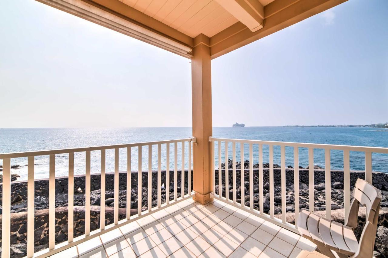 Oceanfront Kailua-Kona Townhome With Pool And Views! المظهر الخارجي الصورة