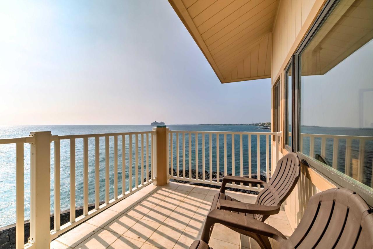 Oceanfront Kailua-Kona Townhome With Pool And Views! المظهر الخارجي الصورة
