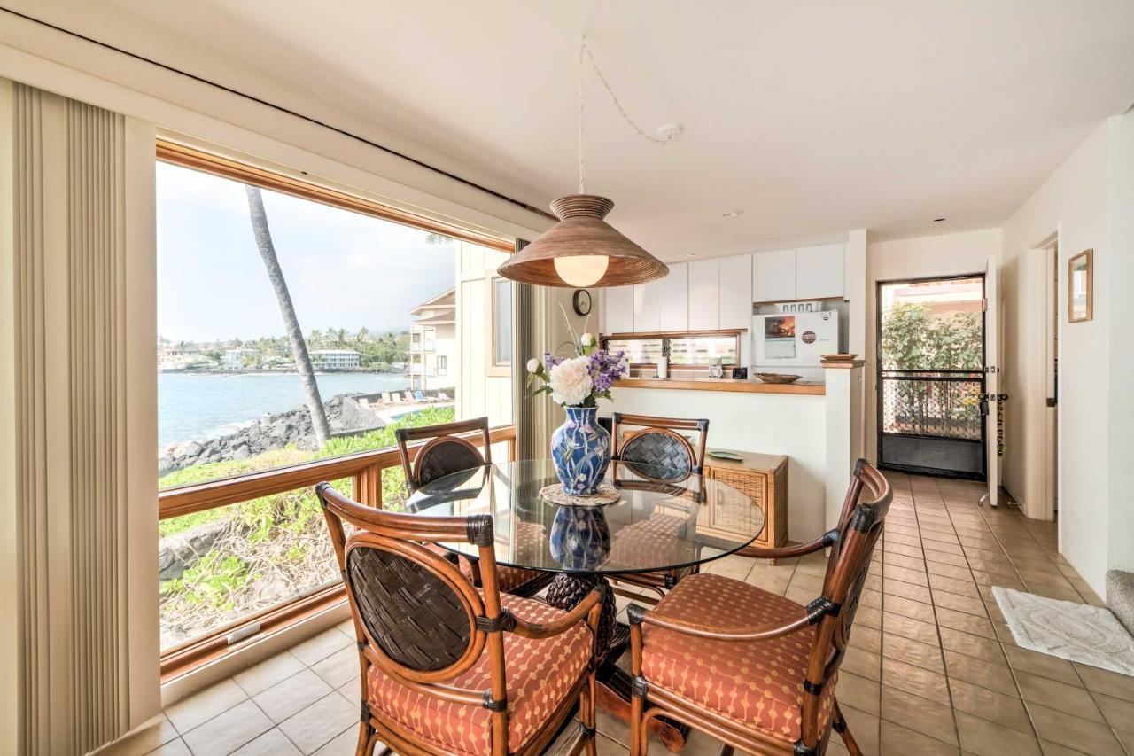 Oceanfront Kailua-Kona Townhome With Pool And Views! المظهر الخارجي الصورة