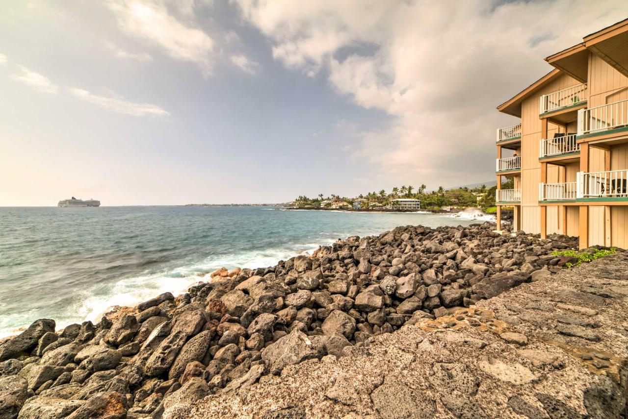 Oceanfront Kailua-Kona Townhome With Pool And Views! المظهر الخارجي الصورة